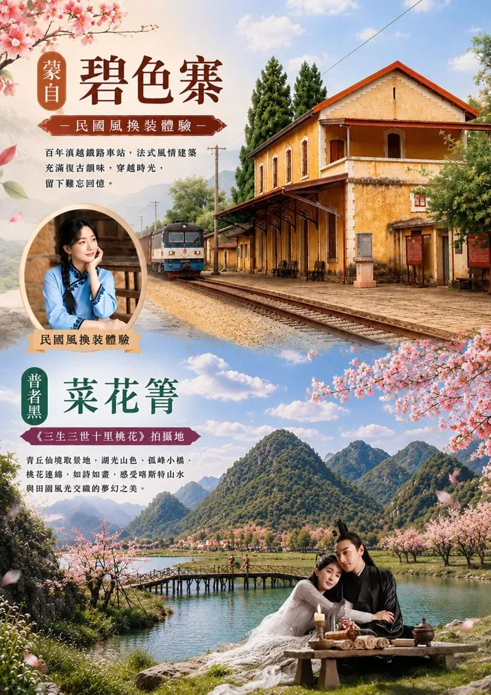 2027 昆明號｜雲貴黃金花季8日，沈浸萬畝櫻花園(A行程) 行程圖片 4