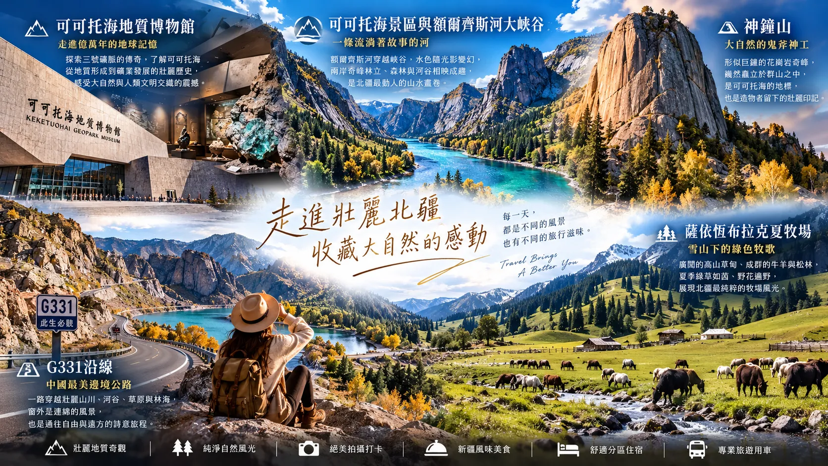 飛向新疆 開啟湖山草原之旅 行程圖片 3