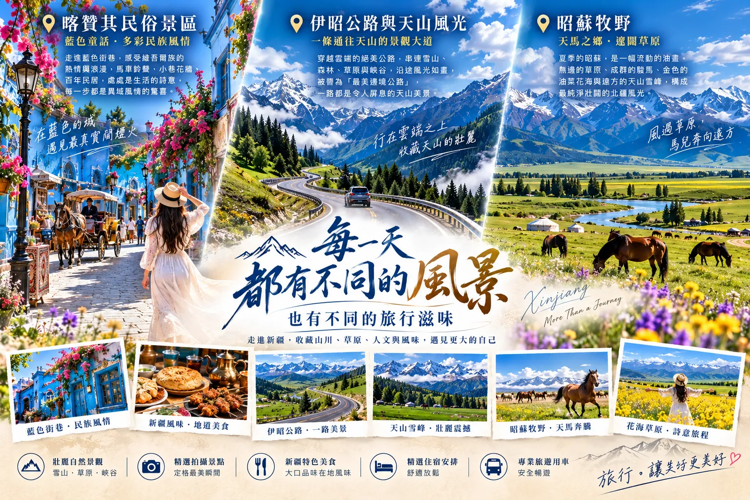 飛向新疆 開啟湖山草原之旅 行程圖片 8