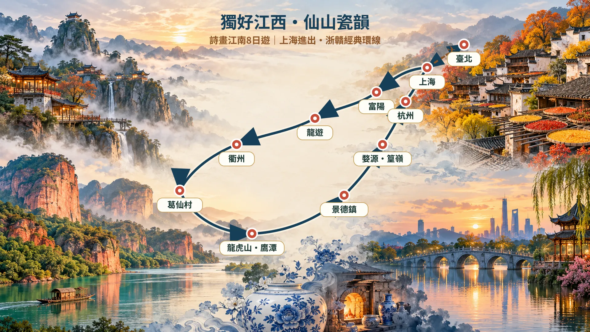 獨好江西・仙山瓷韻・詩畫江南8日